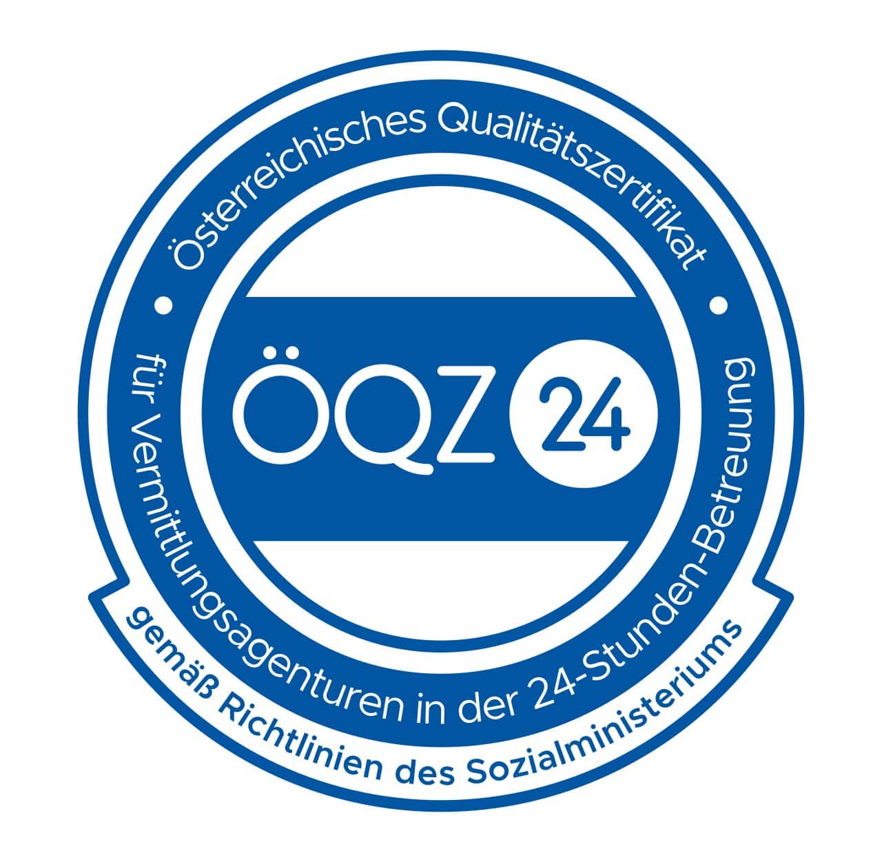 Qualitätszertifikat für Vermittlungsagenturen Qualitätszertifikat für Vermittlungsagenturen