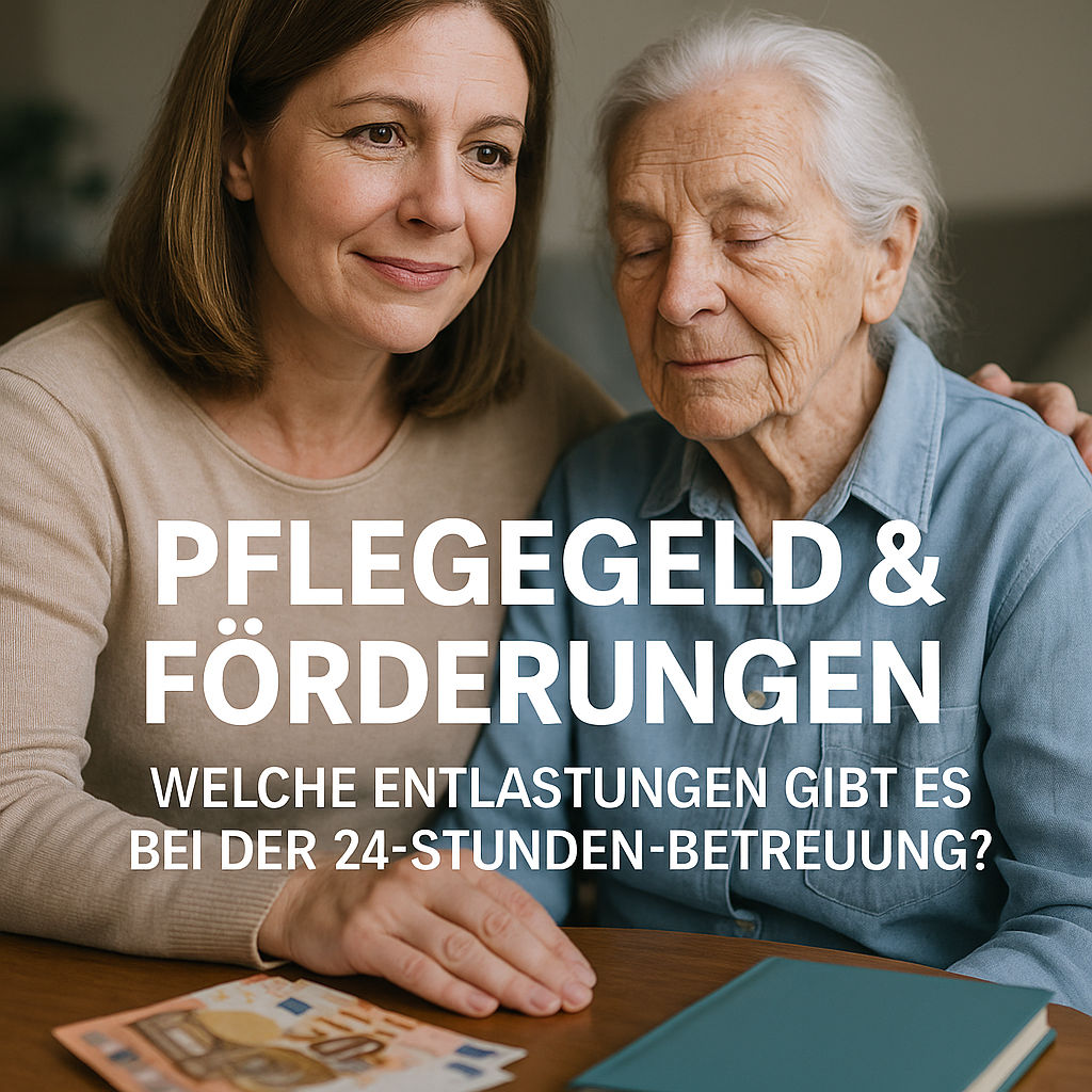 Pflegegeld & Förderungen: Welche Entlastungen gibt es bei der 24-Stunden-Betreuung?