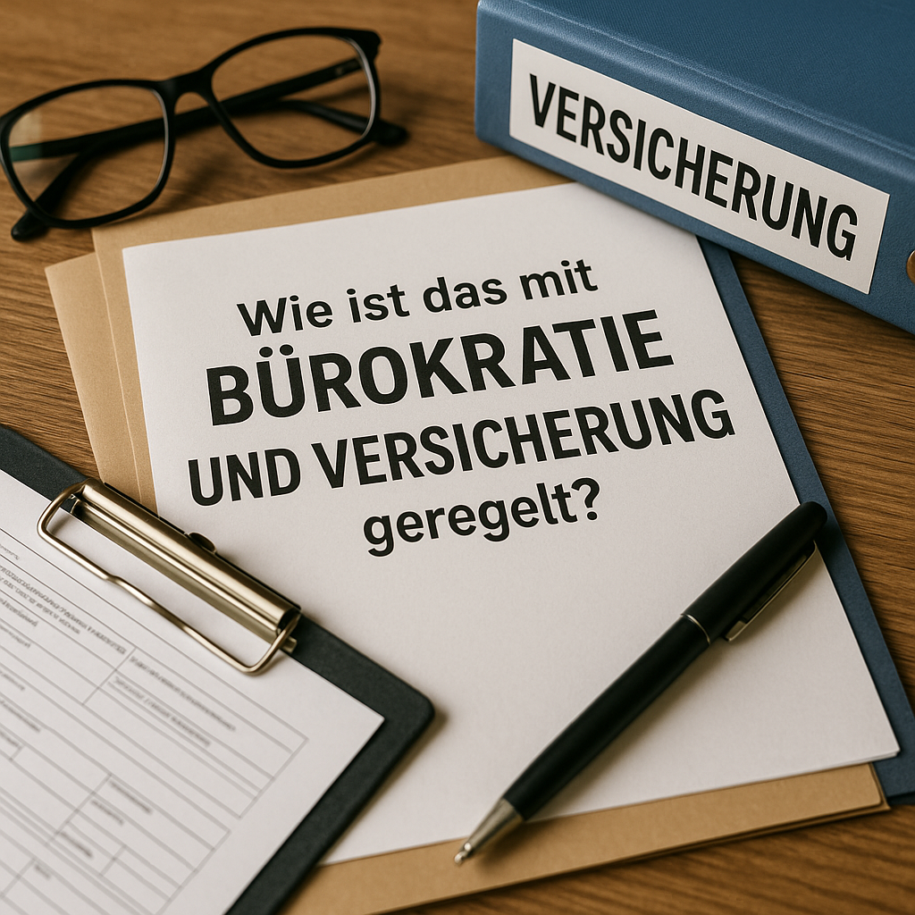 Wie ist das mit Bürokratie und Versicherung geregelt?