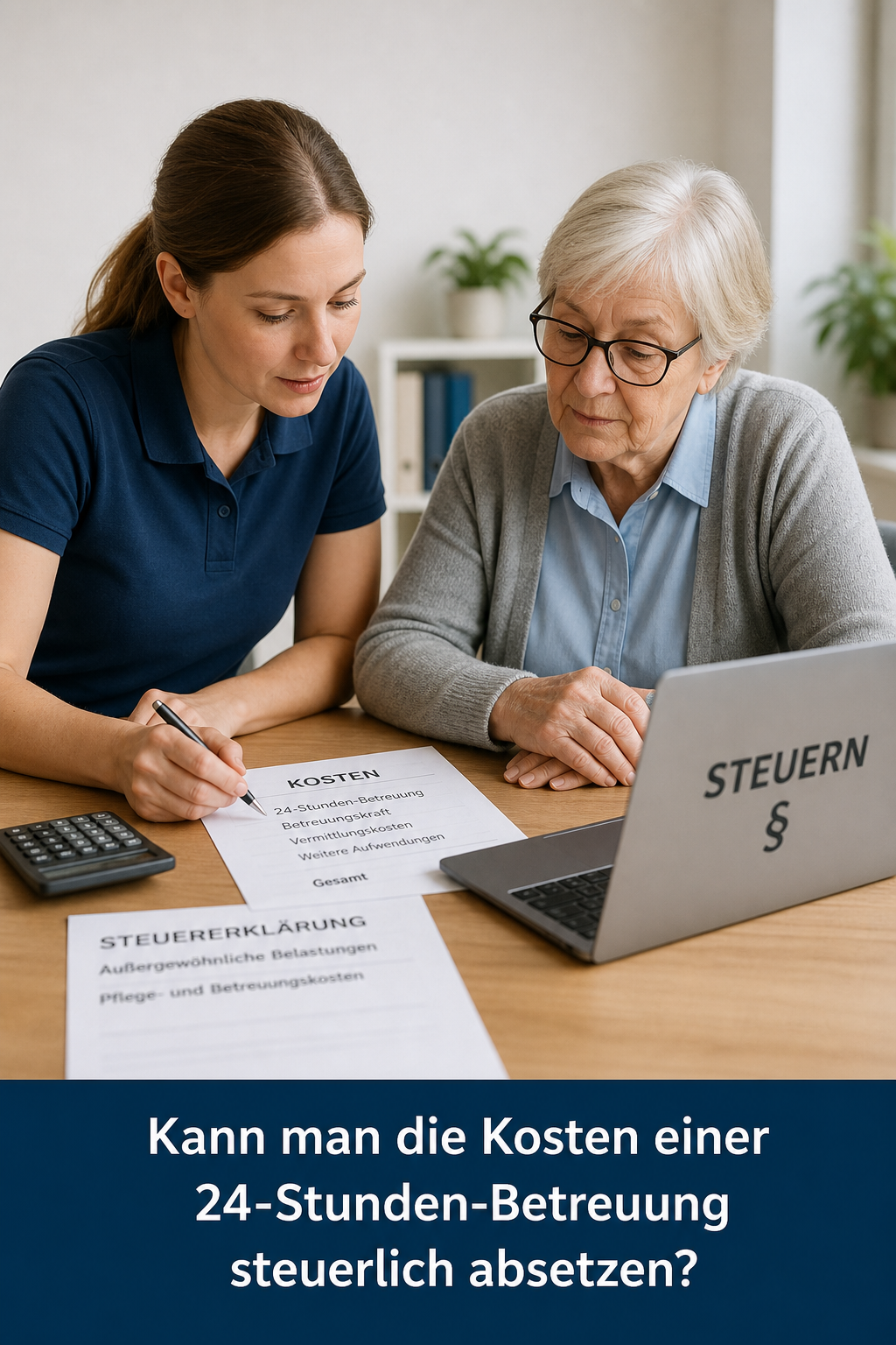 Kann man Betreuungskosten steuerlich absetzen?